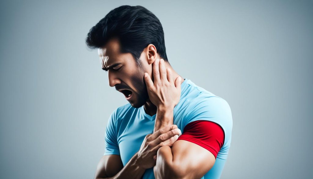dangers of arm pain when sneezing