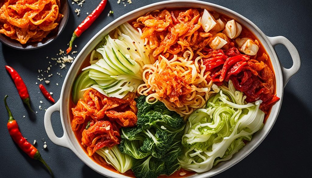 kimchi flavor profile