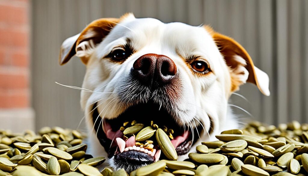 risks of feeding sunflower seeds to dogs