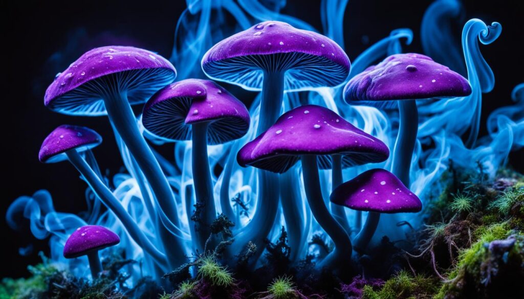 smoking psilocybin mushrooms