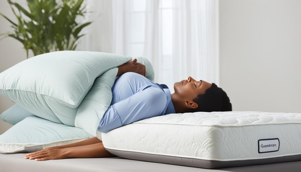 supportive mattress and pillows