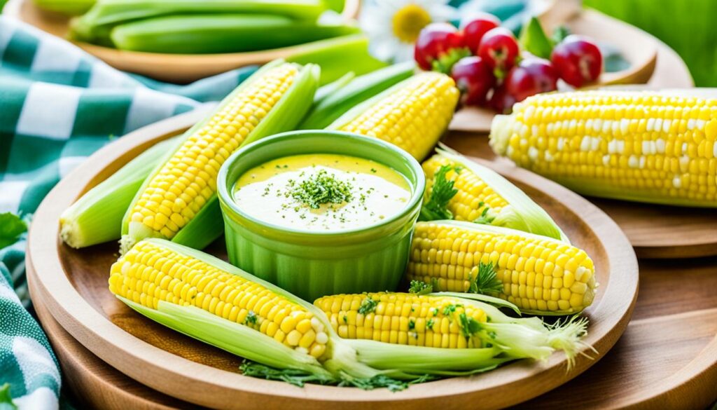 boiled corn on the cob serving suggestions