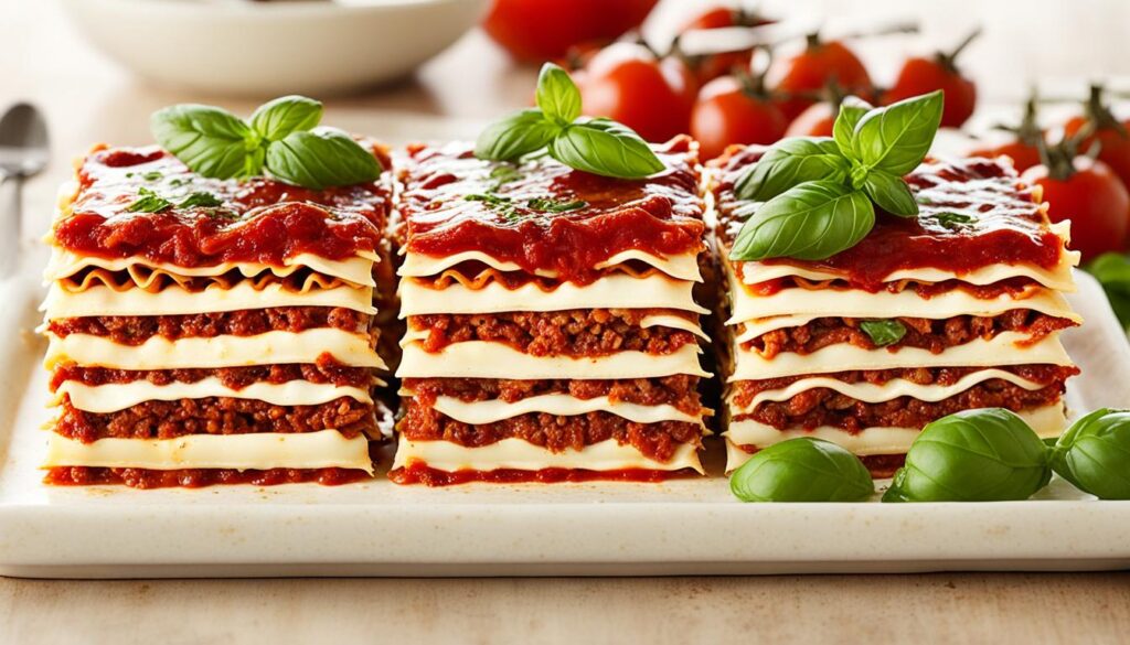 perfect lasagna layering