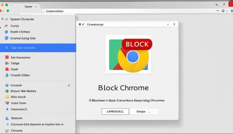 Chrome website blocking tutorial