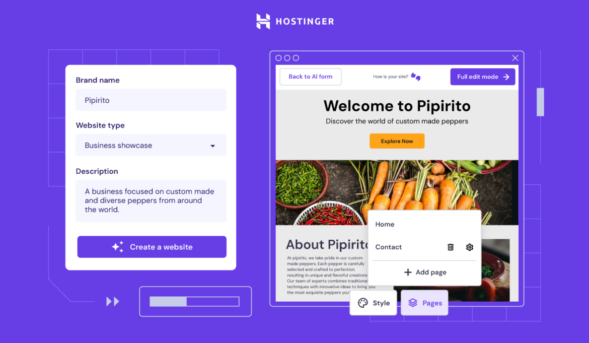 Hostinger Ai Website Builder Review